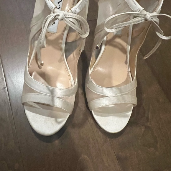 Wedding/bridal Evening heels with mesh - Picture 4 of 7